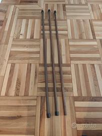 8 bastone per le tende 155cm 