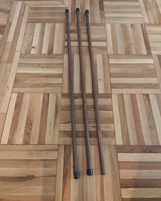 8 bastone per le tende 155cm 