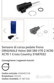 sensore servofreno volvo originale e nuovo