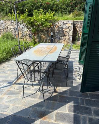 Tavolo da giardino + 6 sedie