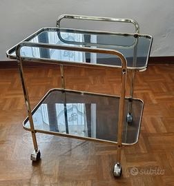 carrello con vetro 
