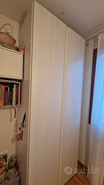 ARMADIO IN LAMINATO OLMO SHADE H258 GOLA IN TINTA