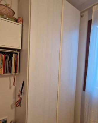 ARMADIO IN LAMINATO OLMO SHADE H258 GOLA IN TINTA