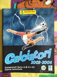 ALBUM CALCIATORI PANINI 2003-04