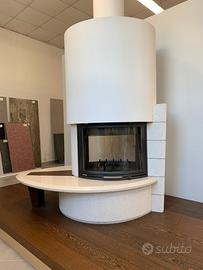 Camino legna palazzetti ecomonoblocco 66 bifaccial