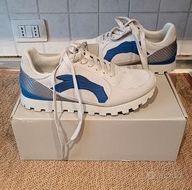 Scarpe Sneakers Trussardi club runner Grey Blue