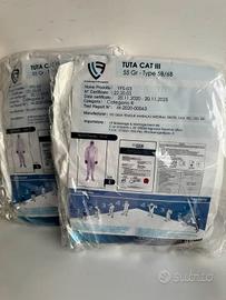 Lotto Tute monouso tg. m, L, xL, xxL