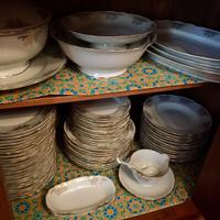 Servizio piatti decorato