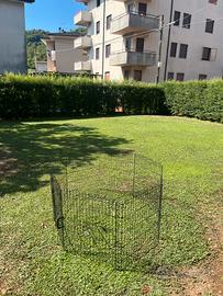 Recinto per cani modulabile e pieghevole