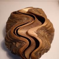 scultura conchiglia in bronzo di Mimmo Rotella