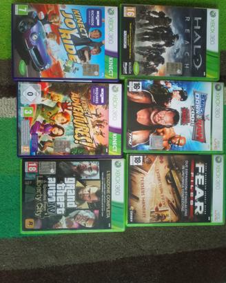 Xbox 360 e compreso di videogiochi