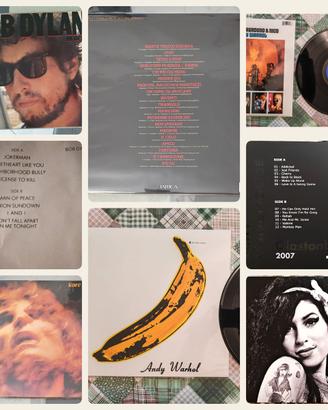 Vinili Dylan, Velvet Underground, Winehouse, Zero.