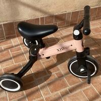 Triciclo e bicicletta 3in1