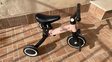 Triciclo e bicicletta 3in1