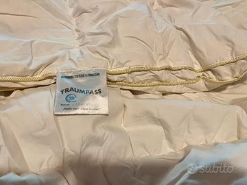 piumino in vera piuma d'oca