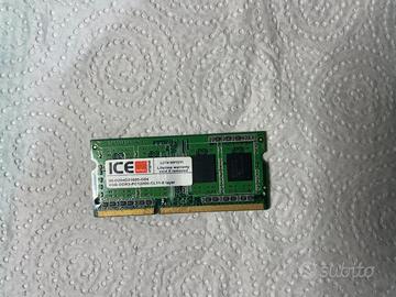 RAM 4GB DDR3 1600MHz SODIMM – Modulo Singolo