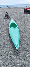 Kayak verde acqua usato – leggero e resistente
