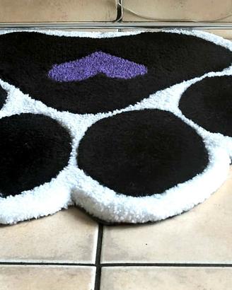 tappeto tufting zampa cane gatto