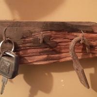 portachiavi legno