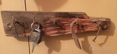 portachiavi legno
