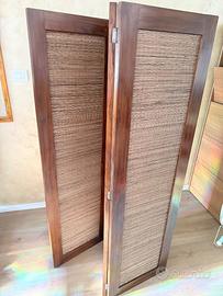 Separé paravento legno massello