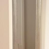 Specchio verticale in foglia d’argento