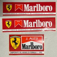 Adesivi vintage Ferrari