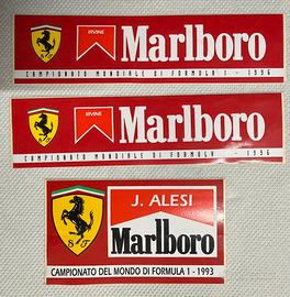 Adesivi vintage Ferrari