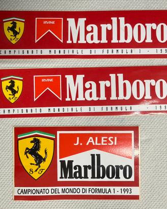 Adesivi vintage Ferrari