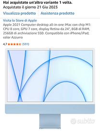 Apple iMac 2021 24”