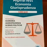 Alpha test economia giurisprudenza