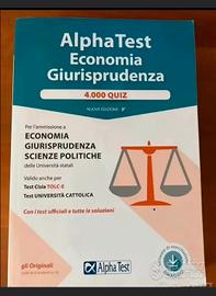 Alpha test economia giurisprudenza