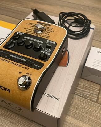 ZOOM AC-2 ACOUSTIC CREATOR/DI BOX