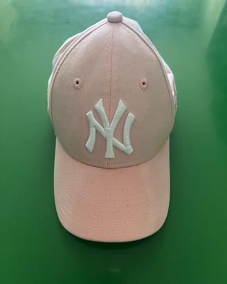 Cappello rosa con visiera New York Yenkees