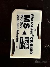Micro SD TF a Memory Stick MS Pro Duo per PSP 1000