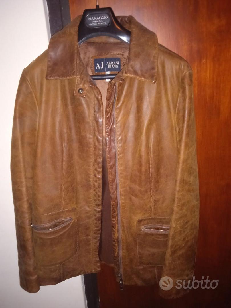 Giacca pelle hotsell armani jeans