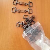 fibie metallo e pelle 