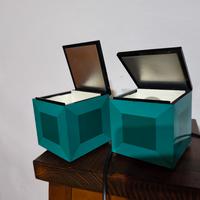 coppia lampade Cuboluce Cini & Nils 