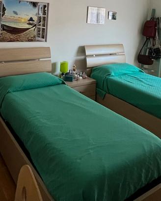 Letto singolo con contenitore