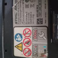 motosega e soffiatore Stihl a batteria.