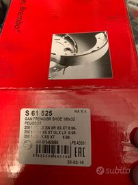 2 ganasce brembo per peugeot 206