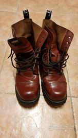 Cult anfibi in pelle bordeaux