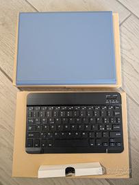 custodia tablet 11" + tastiera bluetooth magnetica