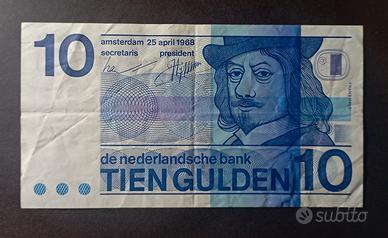 Olanda, 10 Gulden banconota