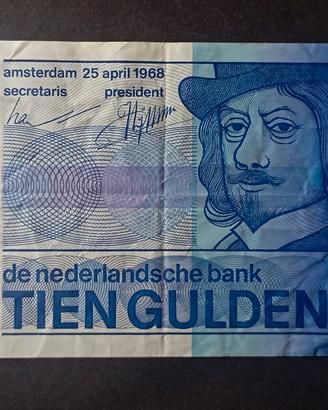 Olanda, 10 Gulden banconota