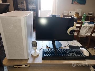 "PC Desktop Gaming/Streaming Completo con Monitor.