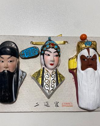 Maschere decorative del teatro tradizionale cinese