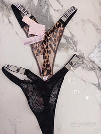 Slip pizzo e Leopard Victoria's secret S