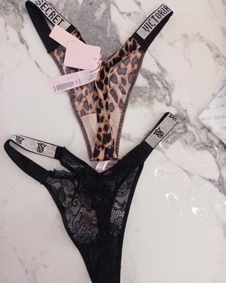 Slip pizzo e Leopard Victoria's secret S