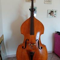 Contrabasso in legno massello di liuteria rumena